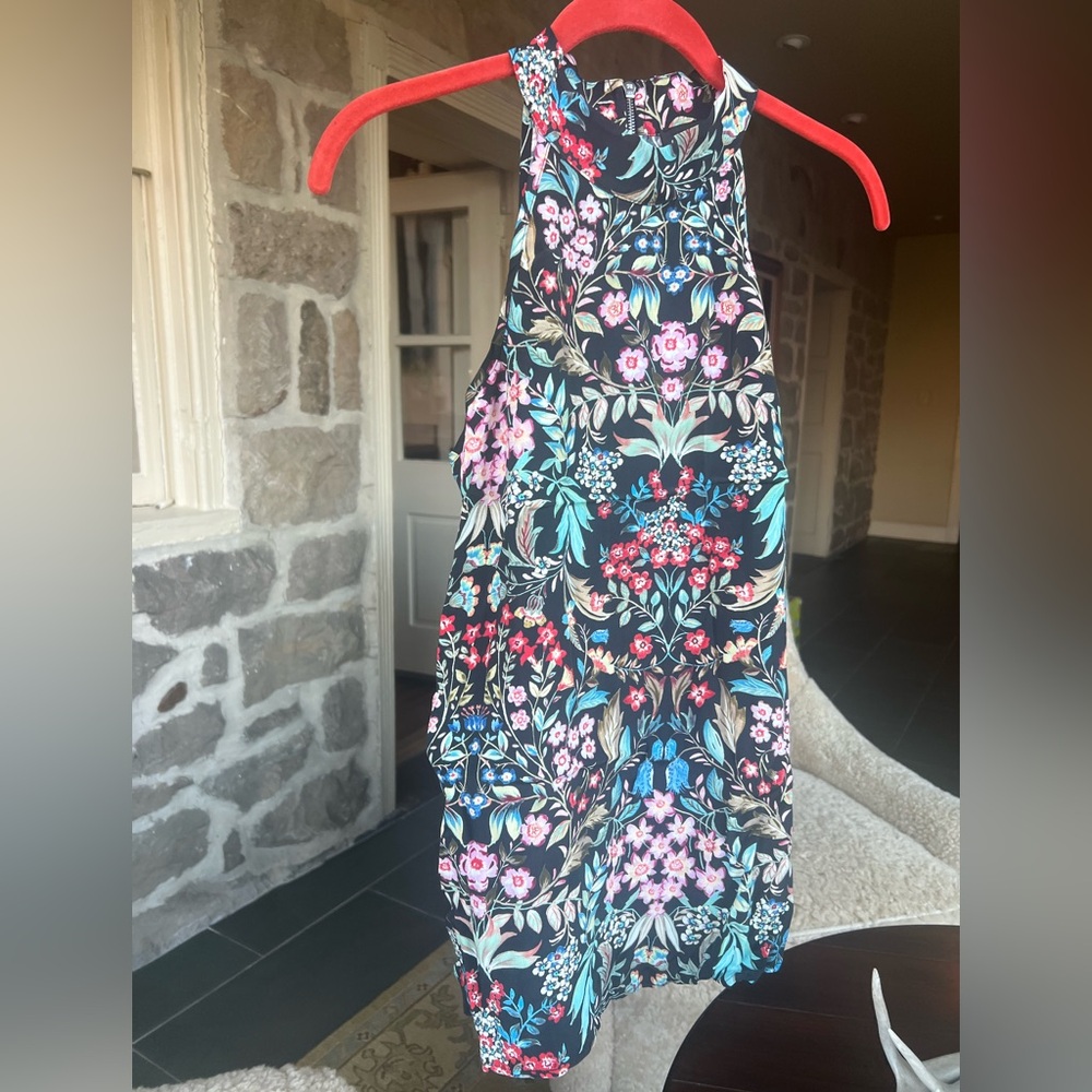 Fifteen Twenty Floral Sleeveless Top - Black, Red, Blue, Pink